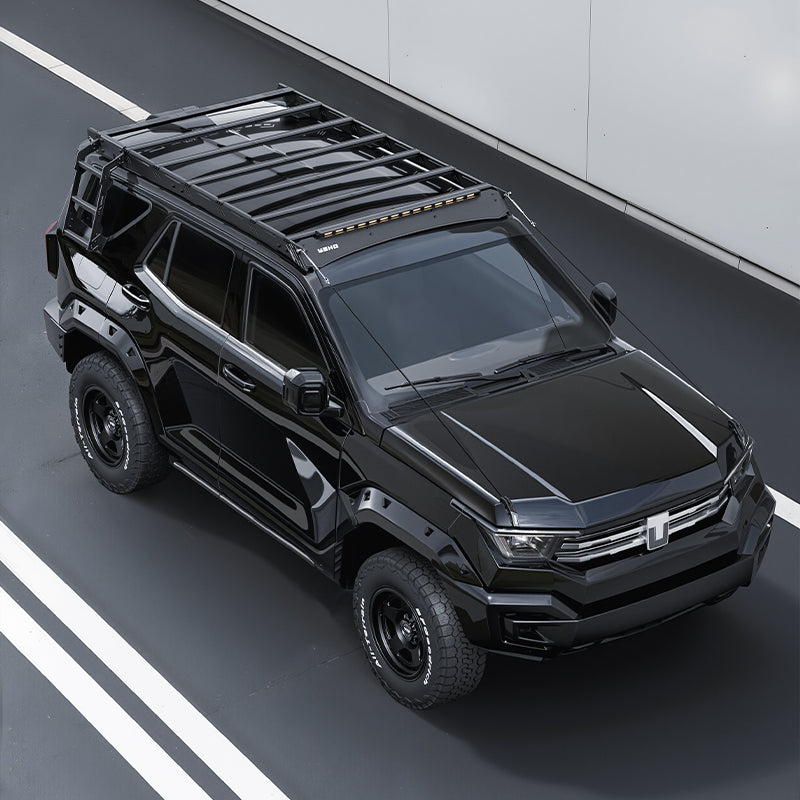Modified And Upgraded Aluminum-Magnesium Alloy Roof Rack, Roof Platform Compatible 2023-2025 Compatible For GWM Tank 400/400 Hi4-T