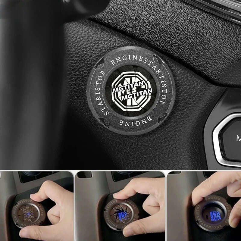 MG Engine Start/Stop Button Cover, Zinc Alloy