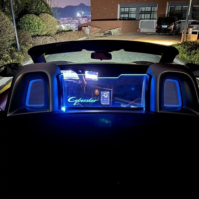 LED Center Rear Windshield And Roll Cage Windshield