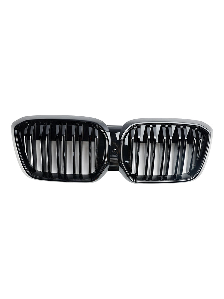 2021-2024 BMW iX3 G08 LCI Gloss Black Front Kidney Grille