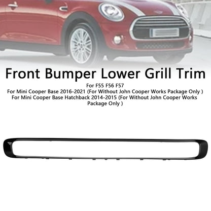 2014-2021 Mini Cooper Base F55 F56 F57 Front Bumper Lower Grill Trim (51117355238)