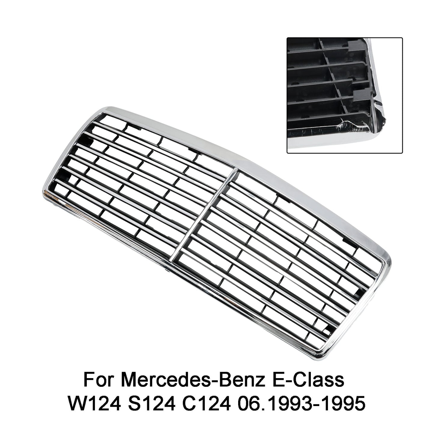 1993-1995 Mercedes-Benz E-Class W124 S124 C124 Front Bumper Grille
