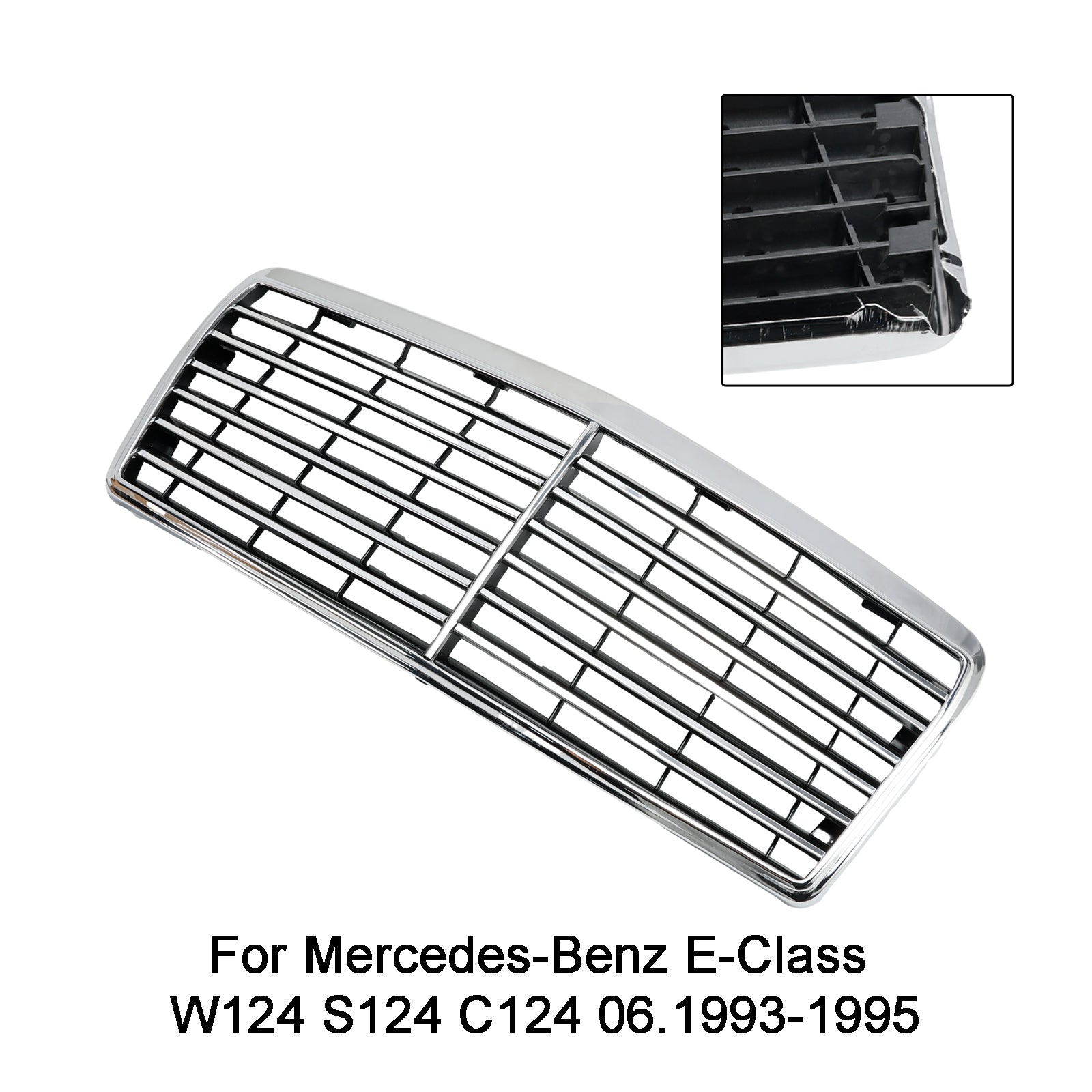 1993-1995 Mercedes-Benz E-Class W124 S124 C124 Front Bumper Grille