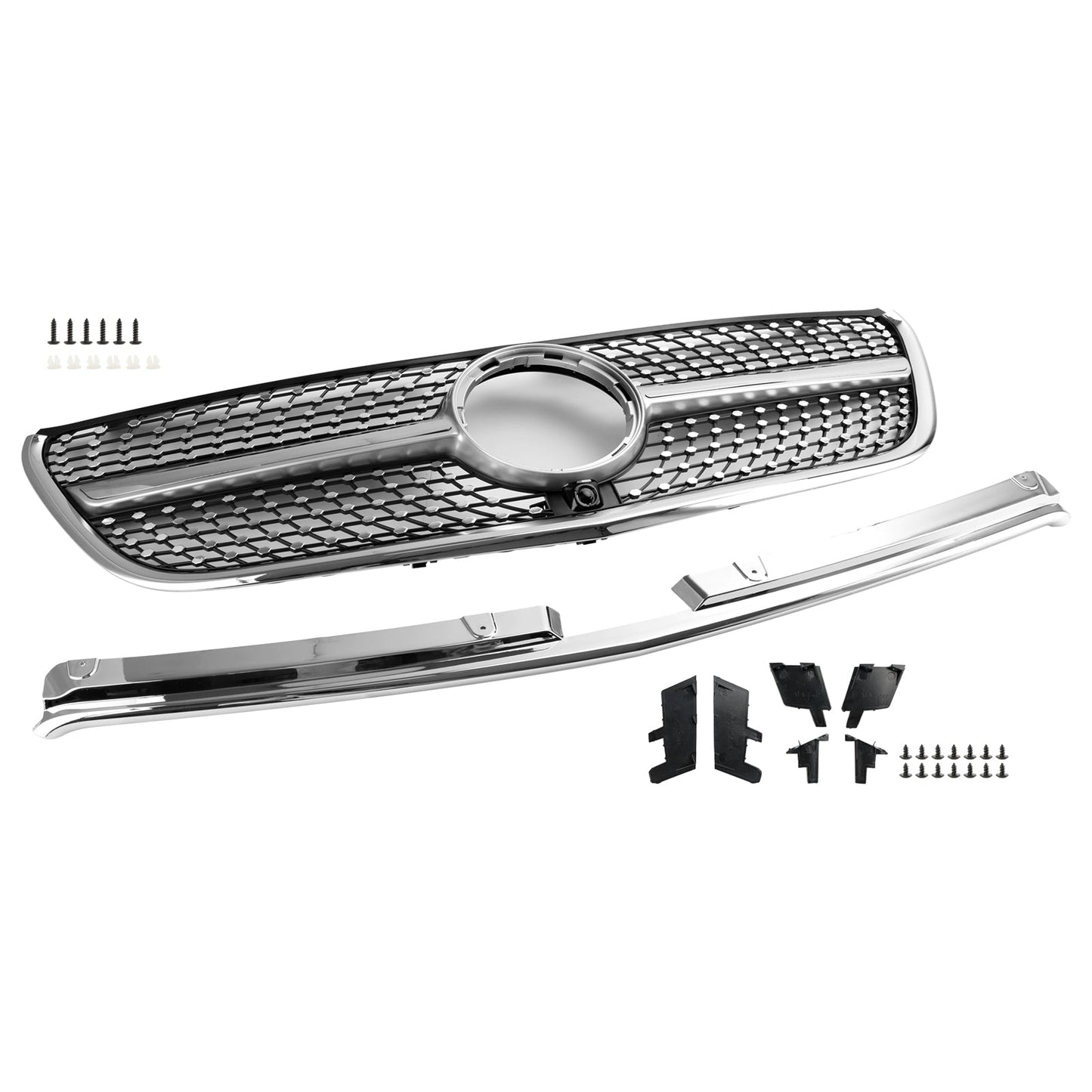 2015-2019 Mercedes-Benz Vito W447 GT Style Diamond Front Bumper Grille
