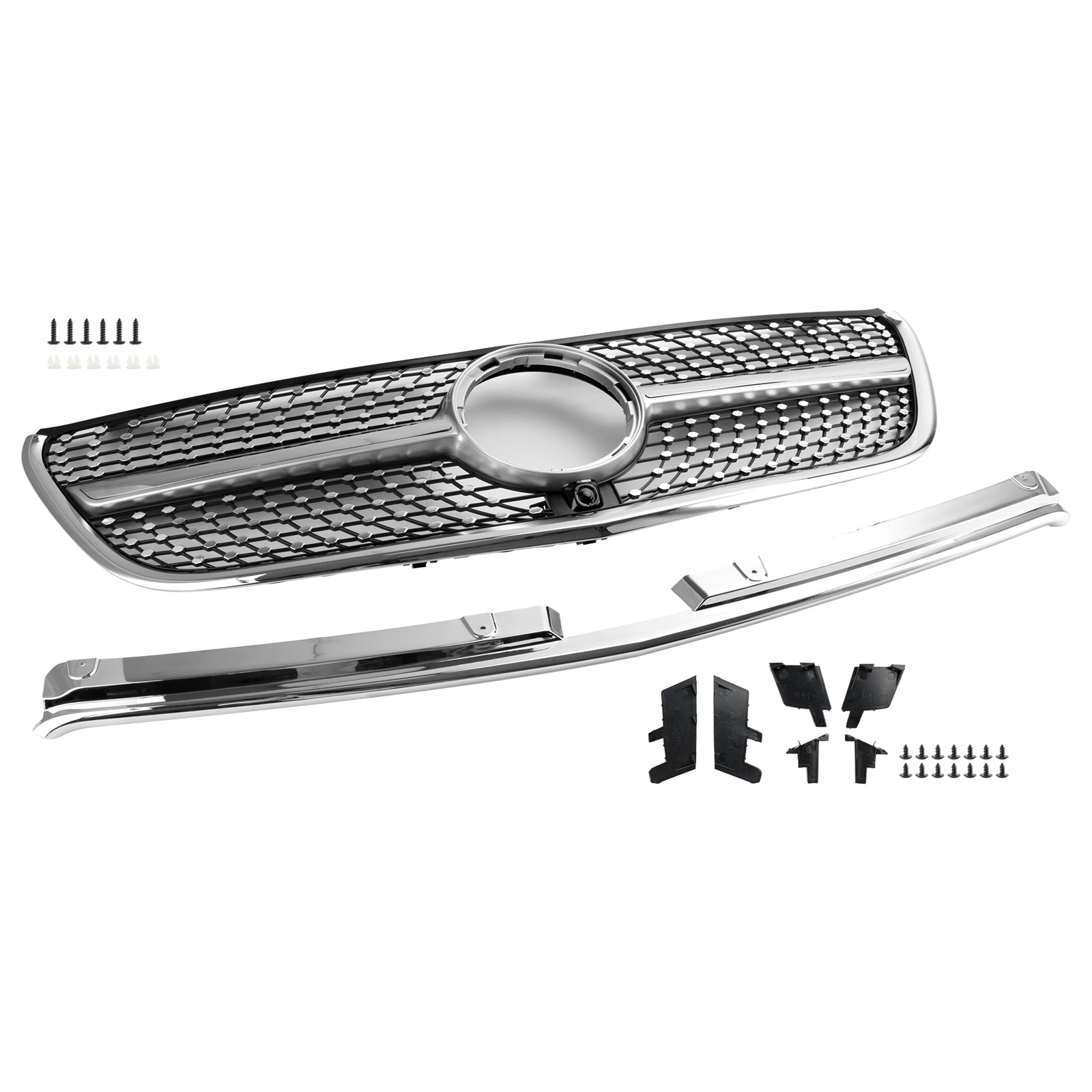 2015-2019 Mercedes-Benz Vito W447 GT Style Diamond Front Bumper Grille