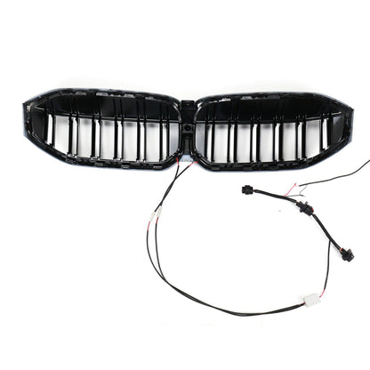 2023-2024 BMW 3 Series G20 G21 G28 Double Line Black Front Kidney Grille Mesh