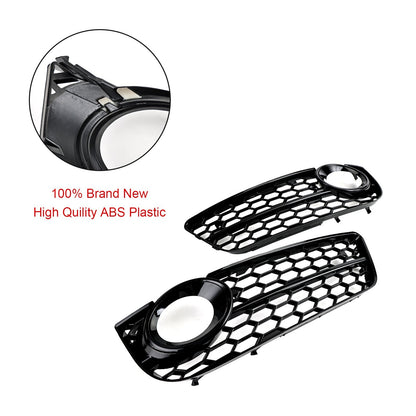 2007-2011 Audi A5 Standard Style Honeycomb Front Fog Lamp Cover Grill — Pair (1522024)