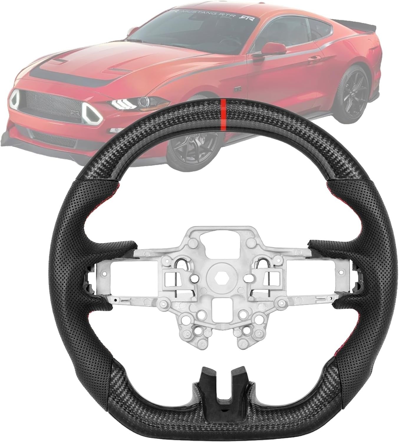 Steering Wheel for 2018-2023 Ford Mustang EcoBoost/GT/Shelby GT350/GT350R