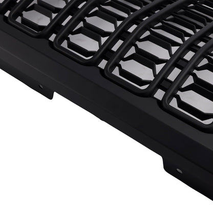 2007-2018 Jeep Wrangler JK JKU Unlimited Black Front Bumper Grille