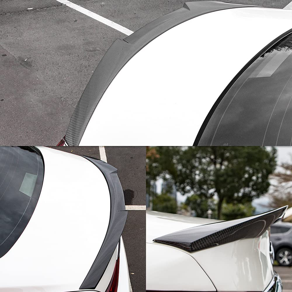 AeroBon Carbon Fiber Trunk Spoiler BMW 3 Series E92 (2006-2013) MV - close-up detail