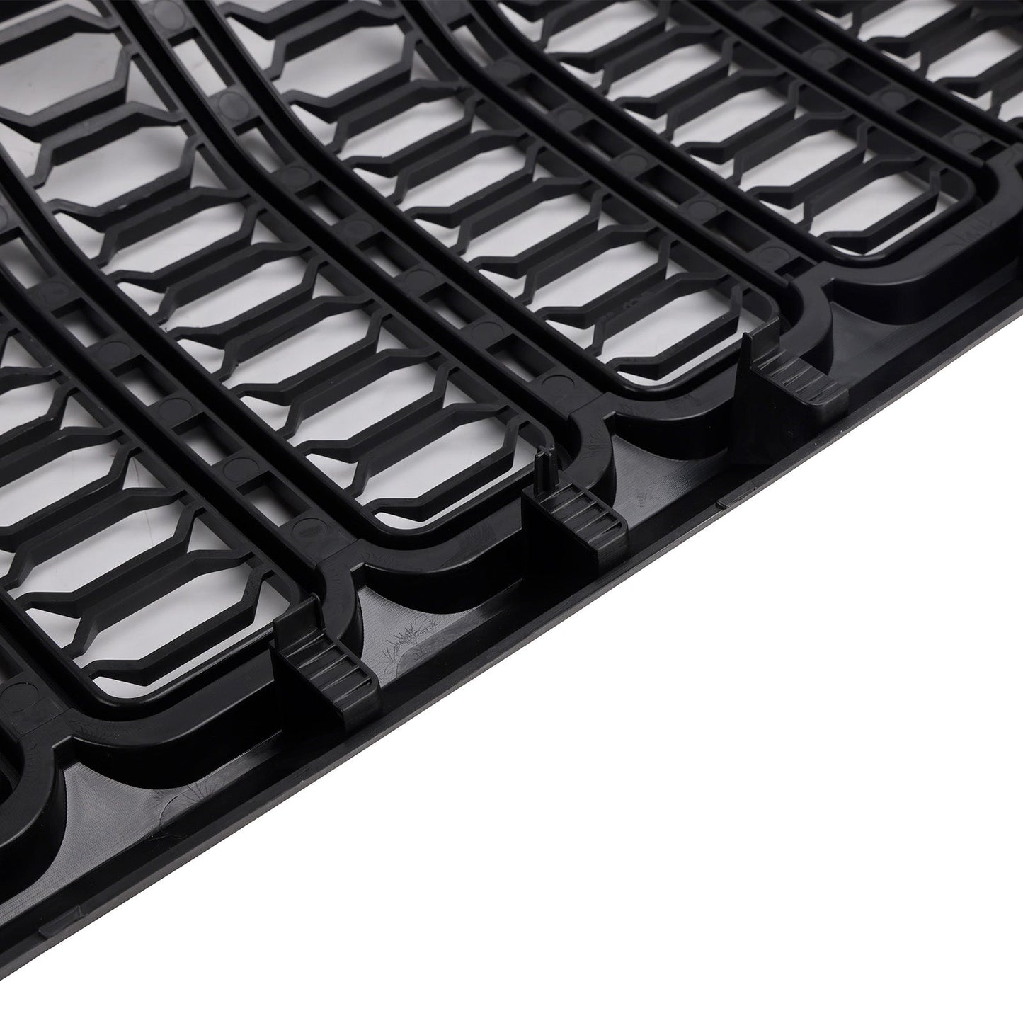 2007-2018 Jeep Wrangler JK JKU Unlimited Black Front Bumper Grille