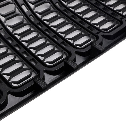 2007-2018 Jeep Wrangler JK JKU Unlimited Black Front Bumper Grille