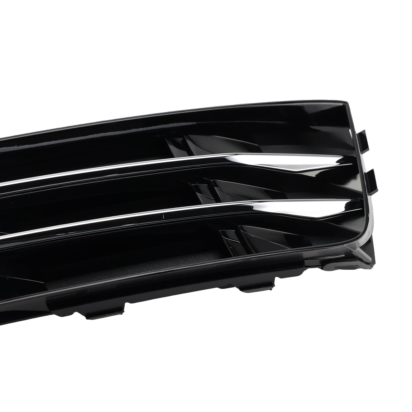2016-2018 Audi A4 B9 RS4 Style Front Fog Light Grille Lower Bumper Grill — Pair (8W0807681R / 8W0807682R)