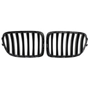 2009-2014 BMW X1 E84 Gloss Black Front Hood Kidney Grill (51112993305 / 51112993306 / 51112993307)