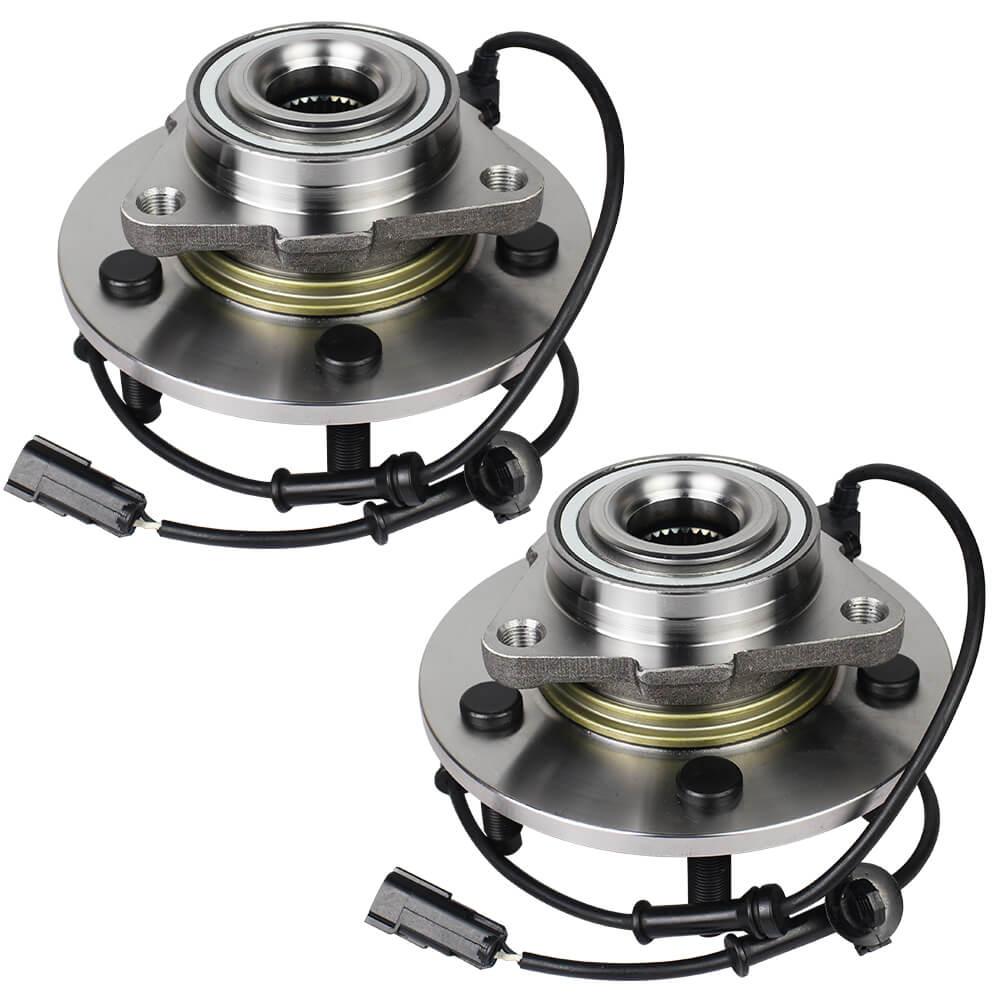 2Pcs Front Wheel Bearing Hub Assembly for 2002-2005 Dodge Ram 1500