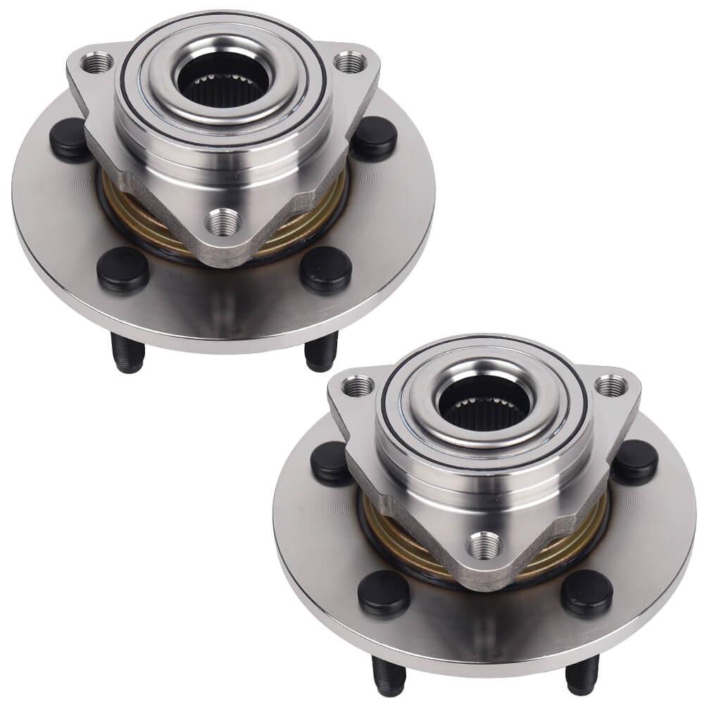2Pcs Front Wheel Hub Bearing Assembly for 2002-2008 Dodge Ram 1500