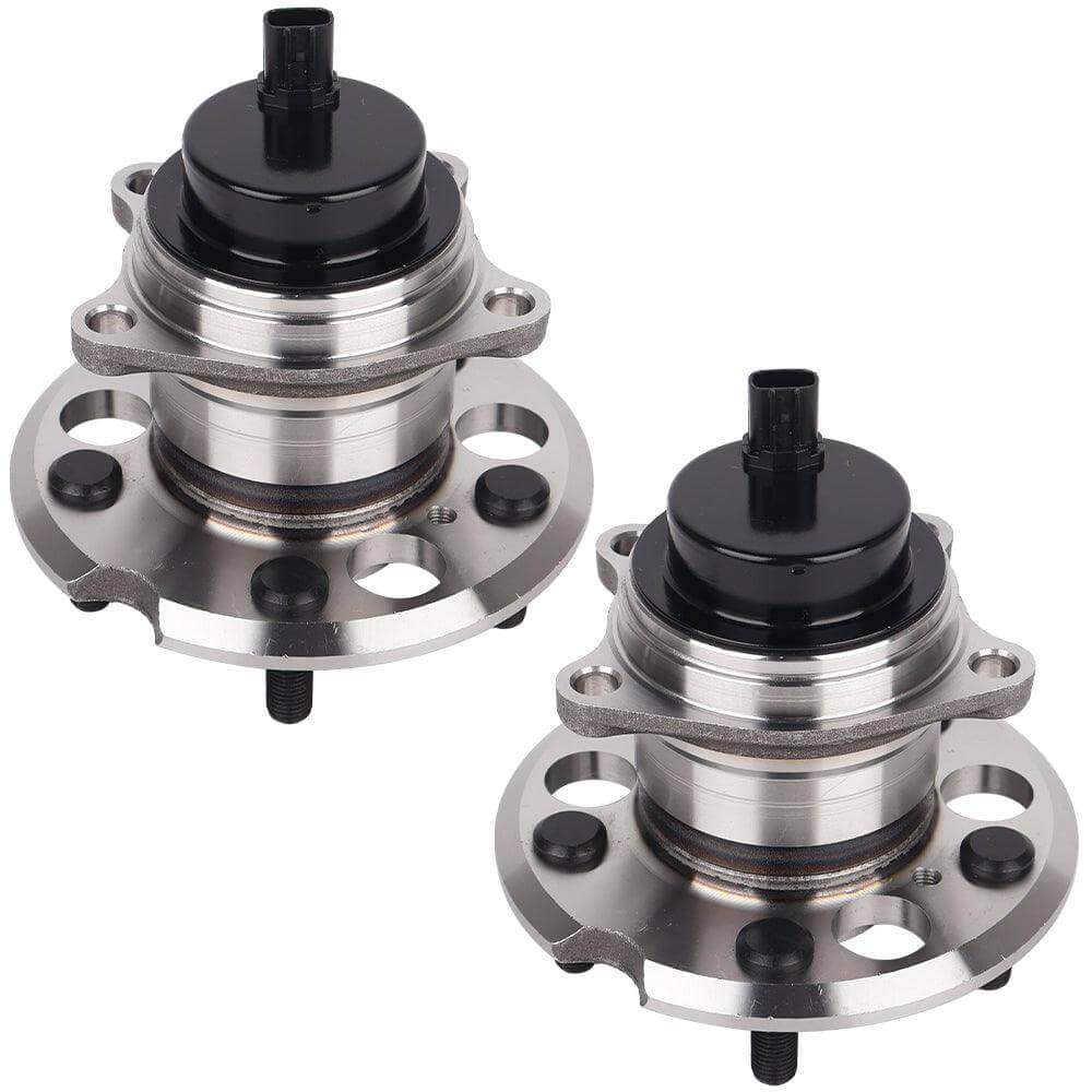 2Pcs Rear Wheel Hub and Bearing Assembly for 2004-2010 Toyota Sienna FWD, 5-Lug w/ABS