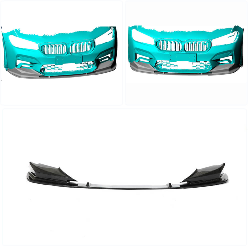 BMW 5 Series F90 M5 LCI 2021UP Front Bumper Lip Carbon Fiber/FRP