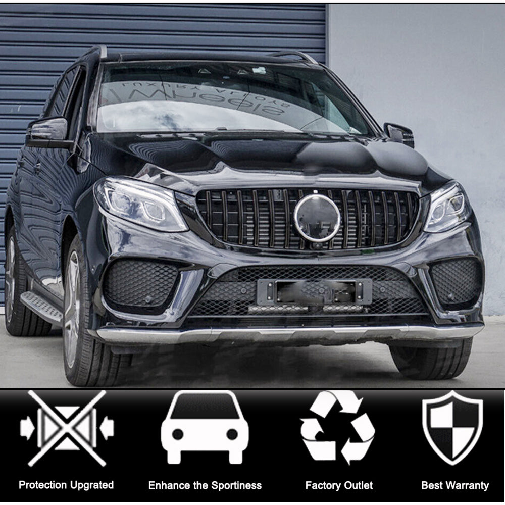 Mercedes Benz GLE Class W292 W166 GTGLE350 GLE400 GLE43 GLE63 AMG 2015-2018 Front Grille ABS