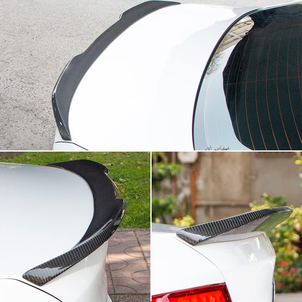 AeroBon CF Trunk Spoiler BMW 3 Series F30 / M3 F80 (2013-2018) CP - installed on vehicle