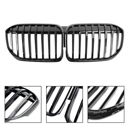 2019-2022 BMW 7 Series G11 5-Door Saloon Facelift Gloss Black Front Kidney Grille
