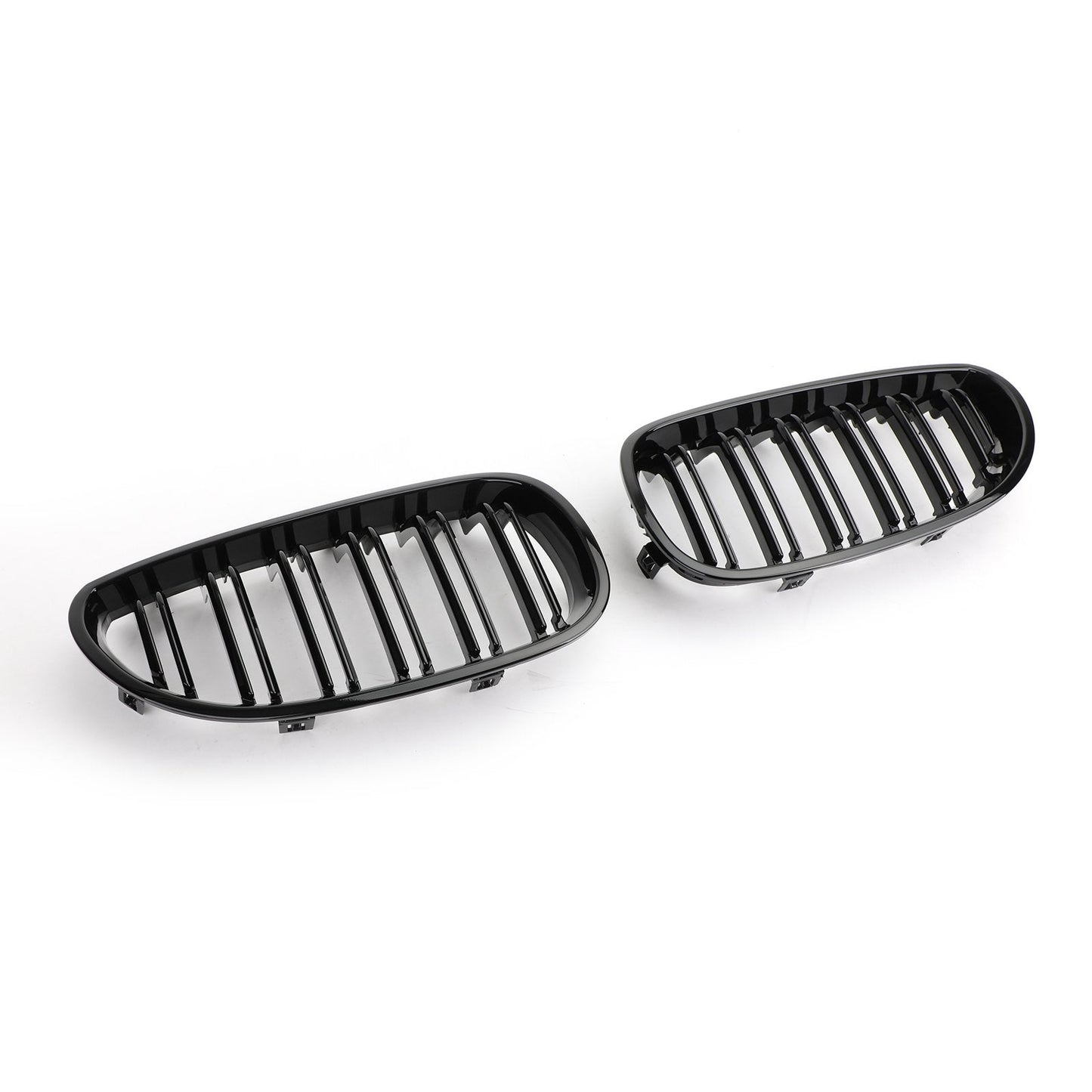 2004-2009 BMW 5 Series E60 E61 M5 520i 530i Gloss Black Sport Front Kidney Grille