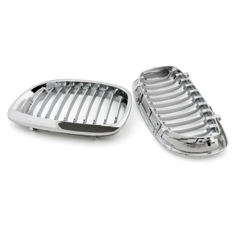 2003-2005 BMW E46 2-Door 3 Series Chrome Mesh Front Kidney Grille