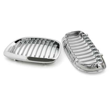 2003-2005 BMW E46 2-Door 3 Series Chrome Mesh Front Kidney Grille