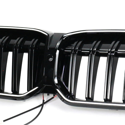 2023-2024 BMW 3 Series G20 G21 G28 Gloss Black Front Kidney Grille Mesh
