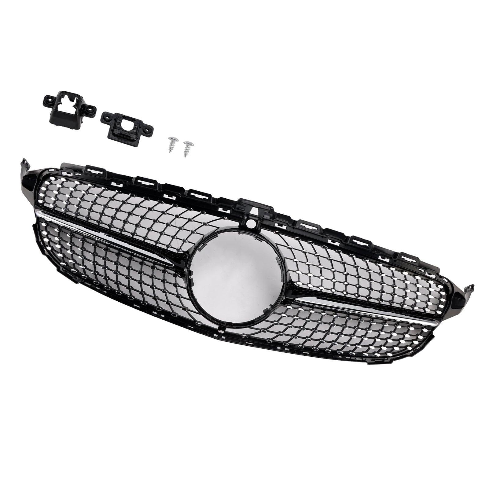 2015-2018 Mercedes-Benz C-Class W205 C250 C300 C400 Diamond Front Grille