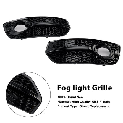 2009-2012 Audi Q5 Front Bumper Fog Light Lamp Cover — Pair