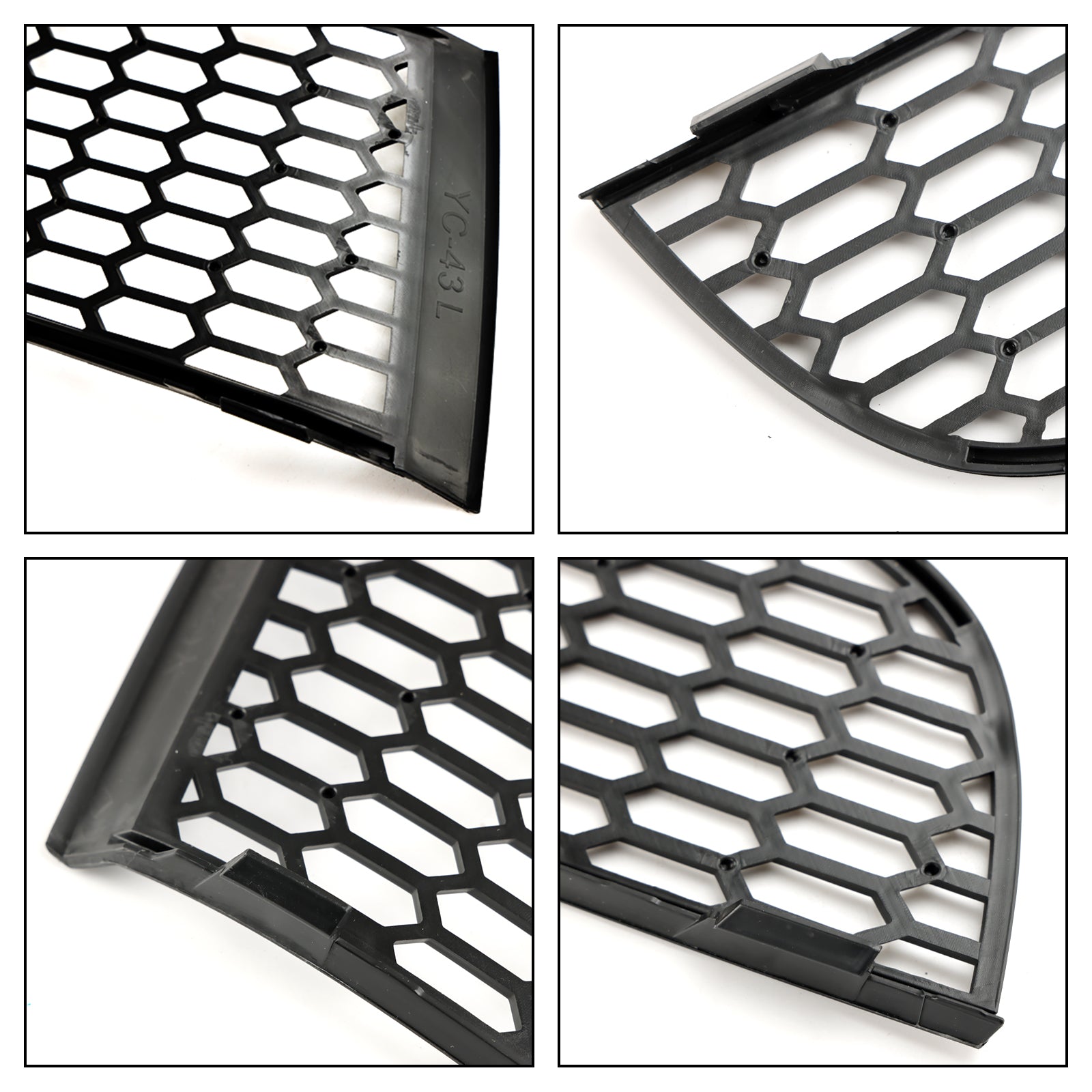 2009-2015 BMW 7 Series F01 F02 Front Bumper Lower Grille — Pair (51117903673 / 51117903674)