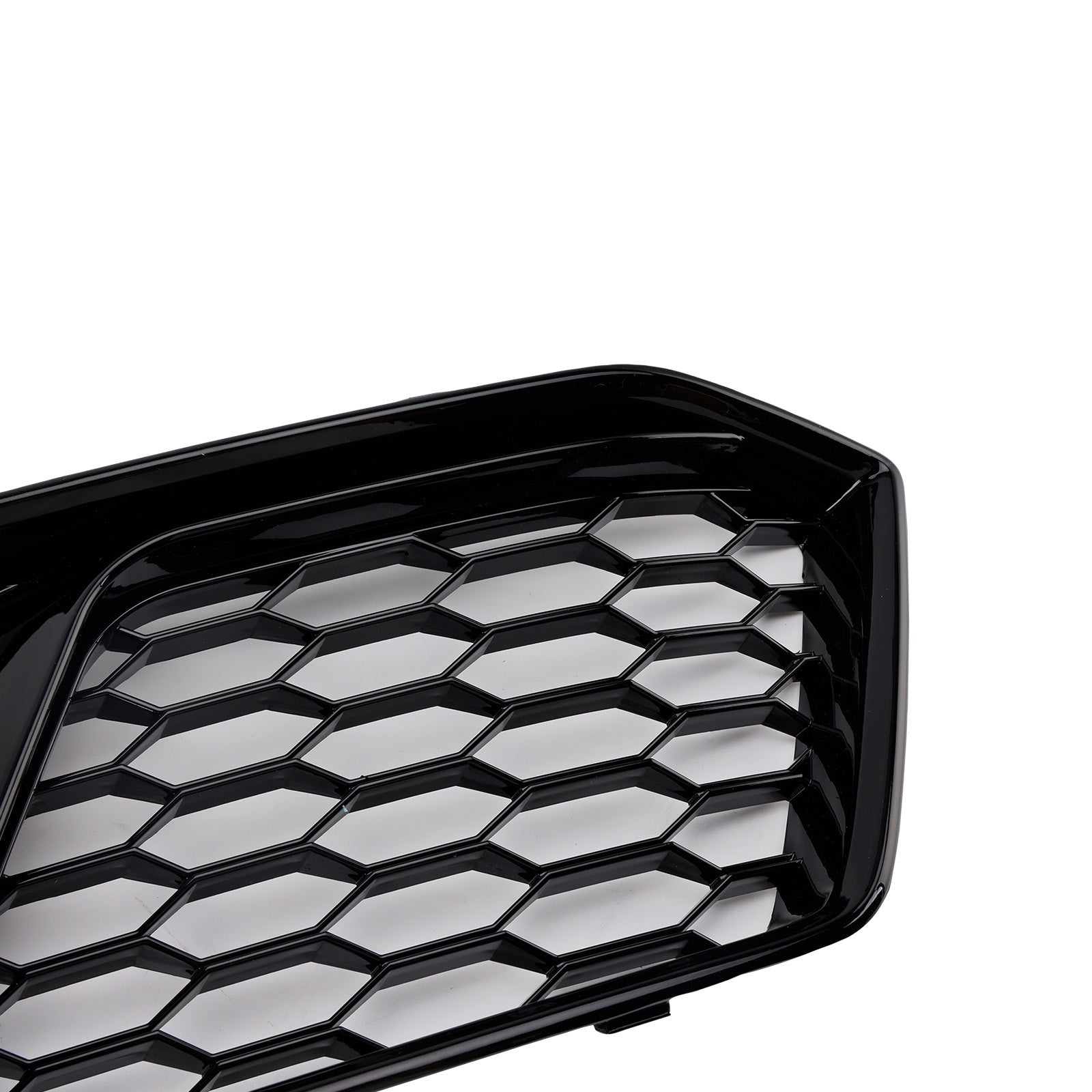 2018-2019 Audi Q5 SQ5 Black Front Honeycomb Fog Lamp Grille Cover