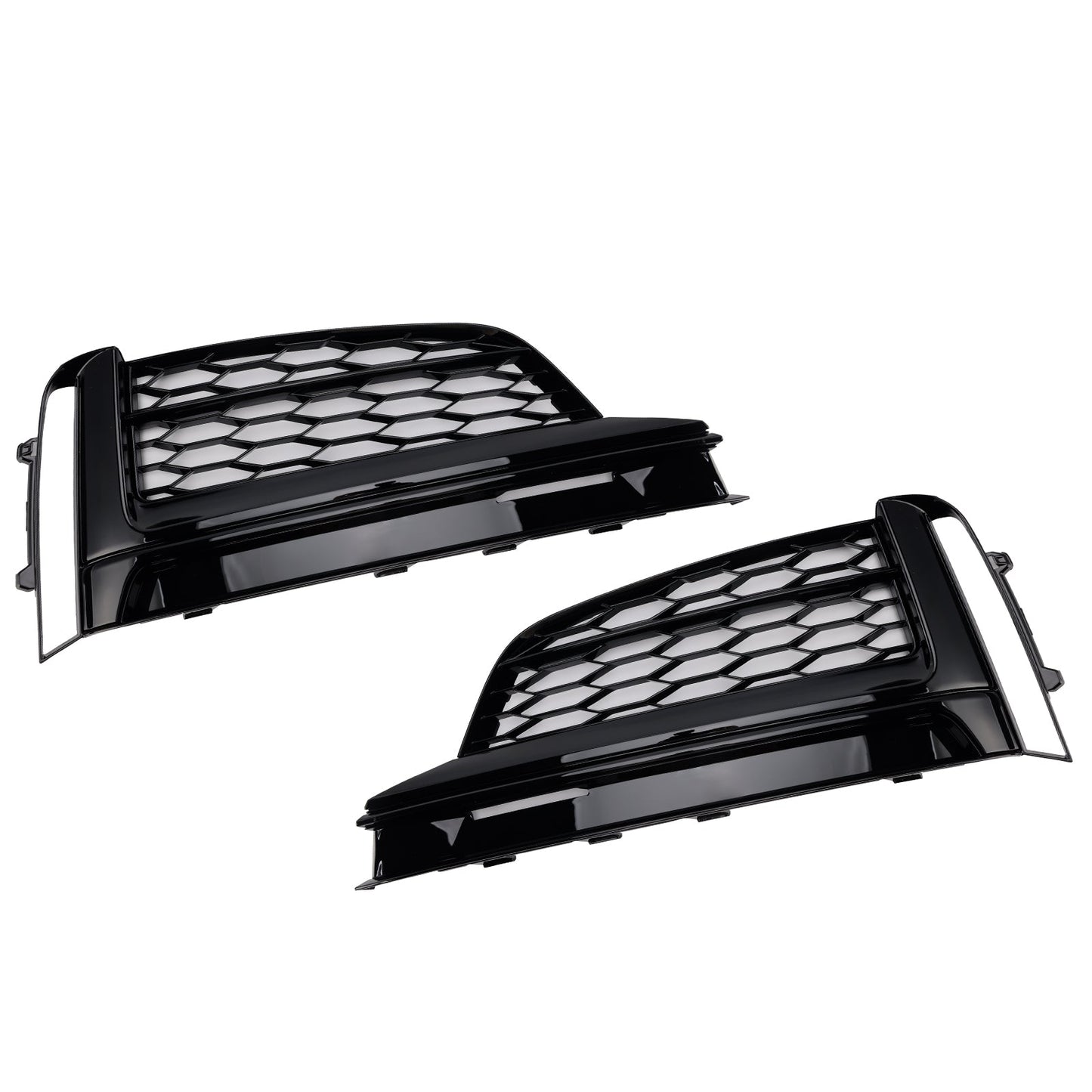 2018-2019 Audi A5 S-Line S5 Front Bumper Fog Light Grille Cover (Chrome)