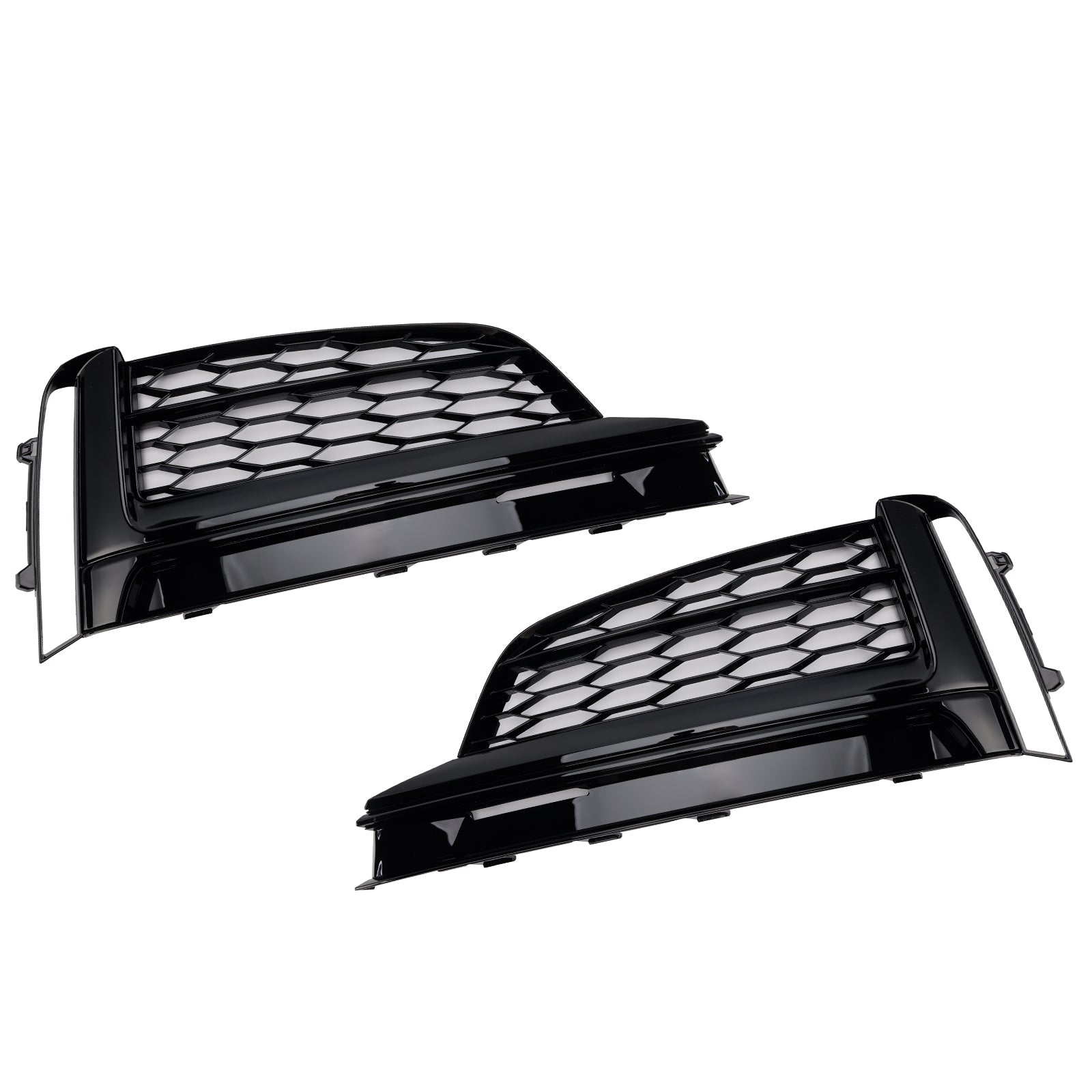 2018-2019 Audi A5 S-Line S5 Front Bumper Fog Light Grille Cover (Chrome)