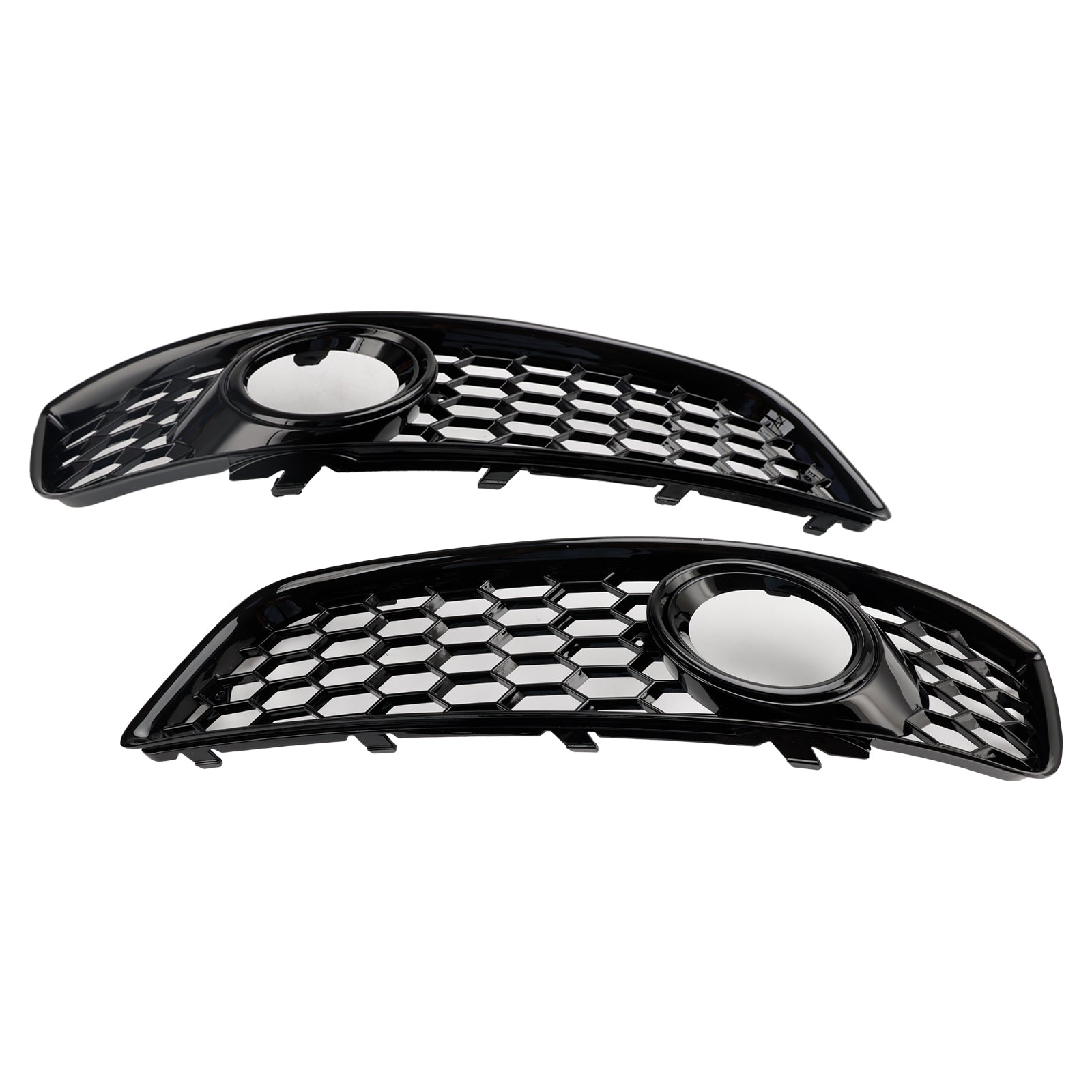 2009-2013 Audi A3 8P Standard Version Honeycomb Front Bumper Fog Light Grill Cover