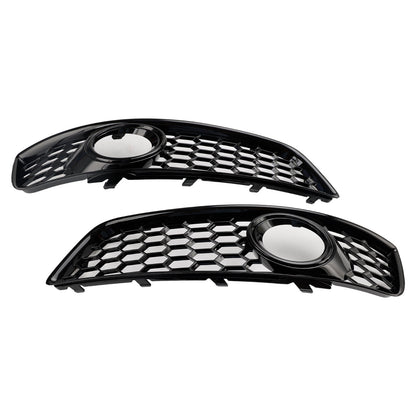 2009-2013 Audi A3 8P Standard Version Honeycomb Front Bumper Fog Light Grill Cover