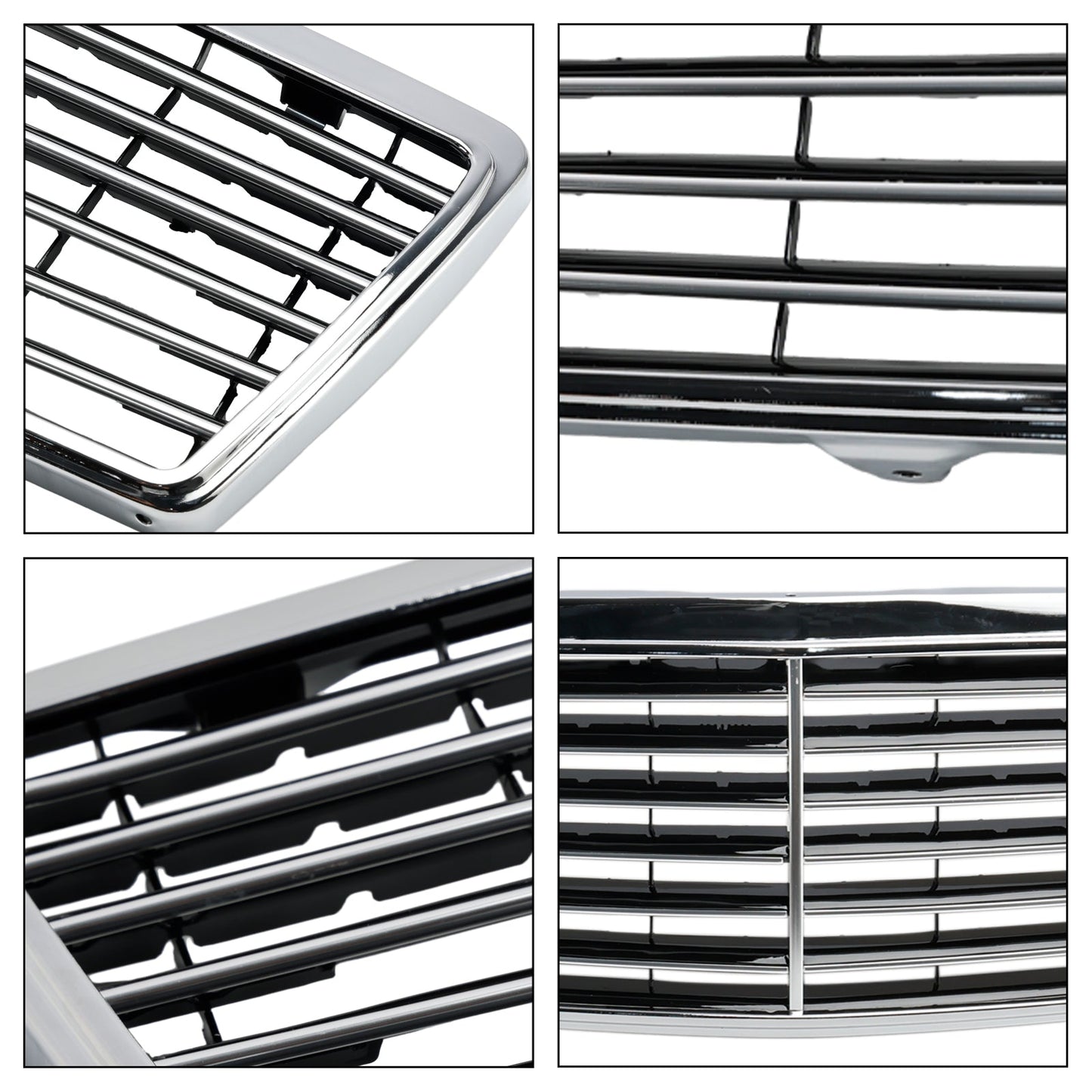 1992-1998 Mercedes-Benz S-Class W140 S300 S320 S350 S400 S420 S500 4-Door Chrome Front Bumper Grille