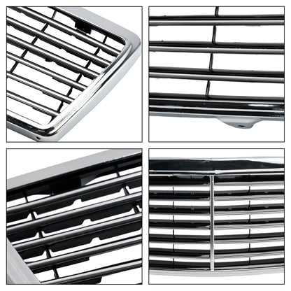 1992-1998 Mercedes-Benz S-Class W140 S300 S320 S350 S400 S420 S500 4-Door Chrome Front Bumper Grille