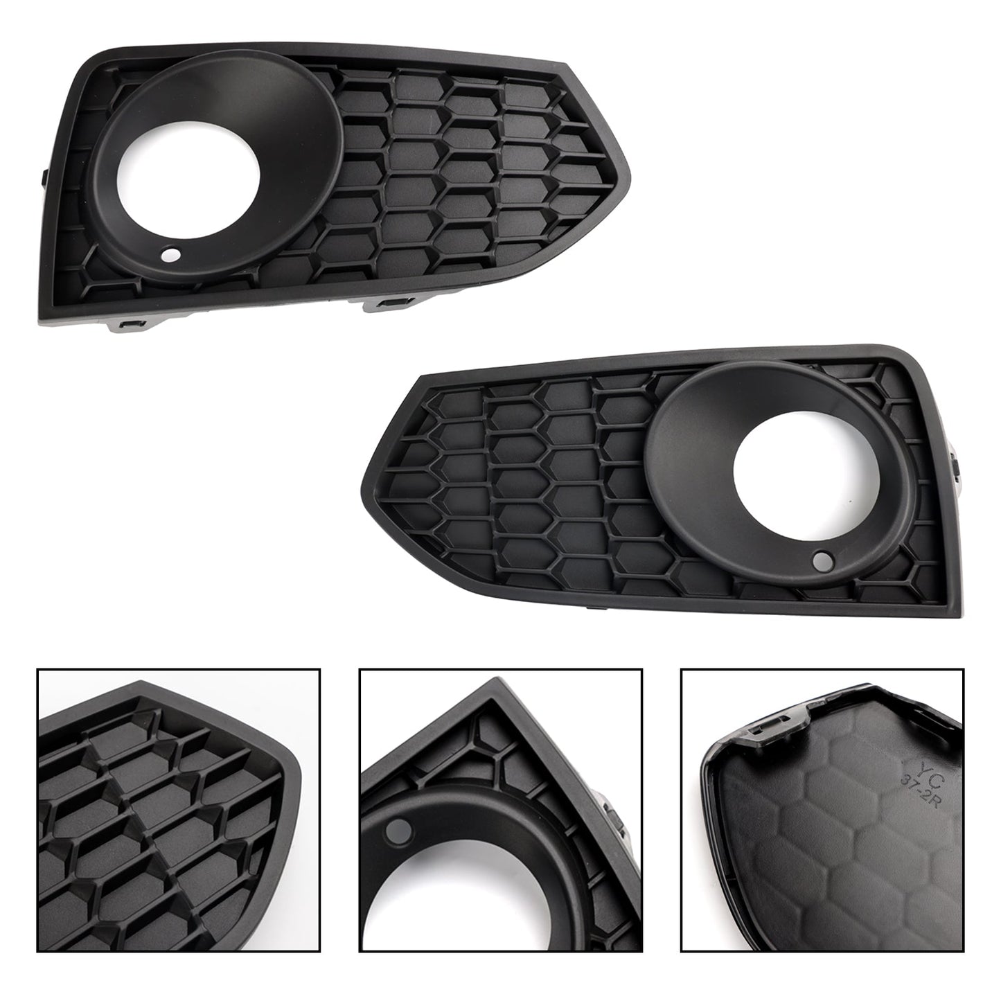 03/2014–04/2017 BMW 2 Series F23 M Sport Front Bumper Fog Light Grille — Pair (51118055319 / 51118055320)