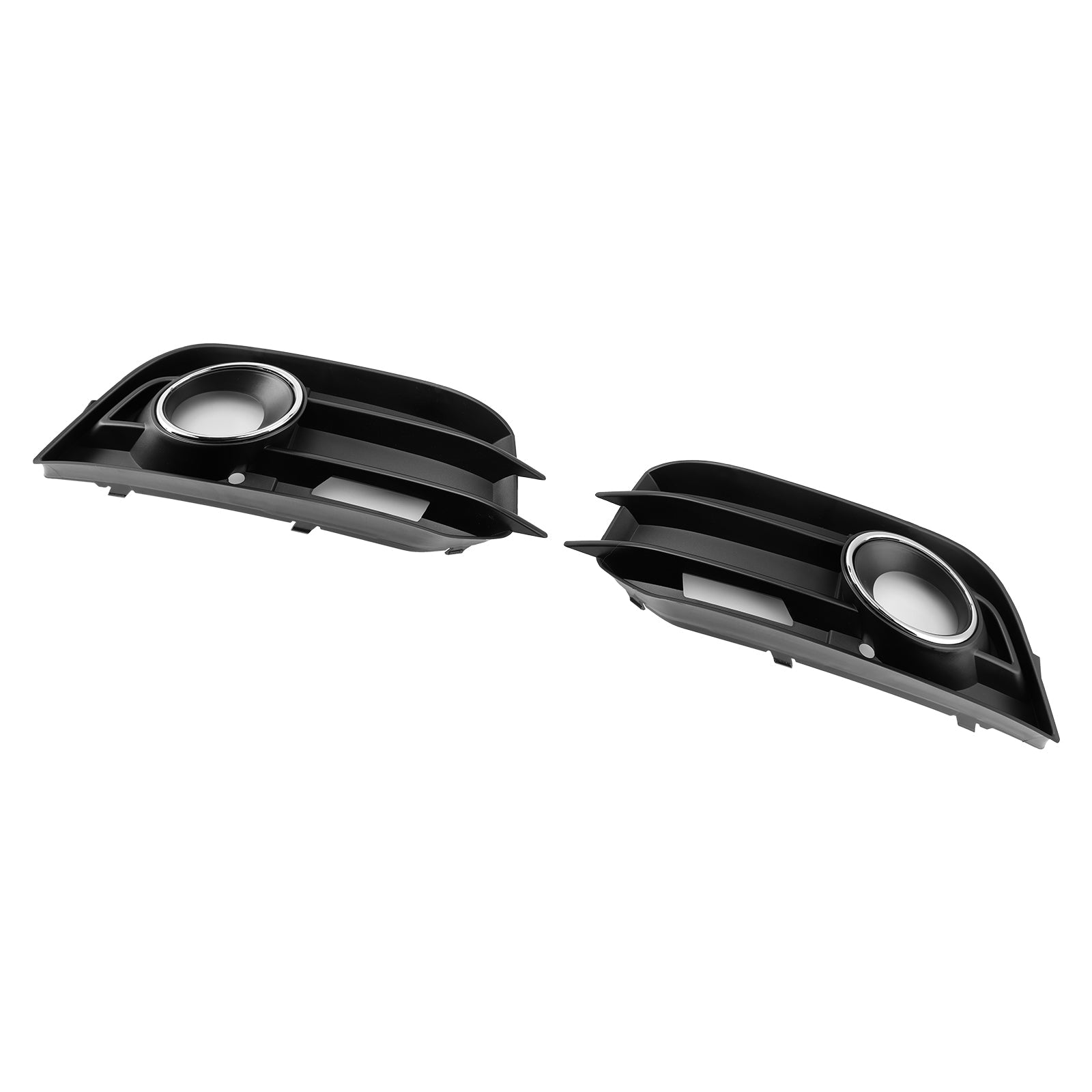 2011-2014 Audi A1 8X Front Bumper Fog Light Grille Cover — Pair (8X0807681A / 8X0807682A)