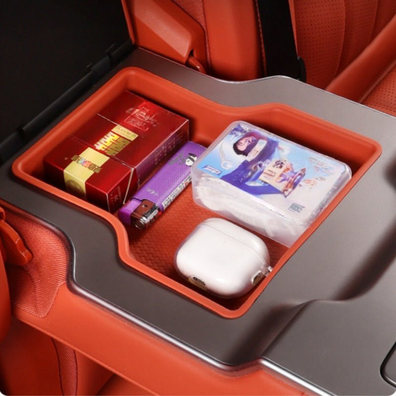 2nd Row Armrest Storage Box Silicone Liner for BYD Sealion 8 / ATTO 8