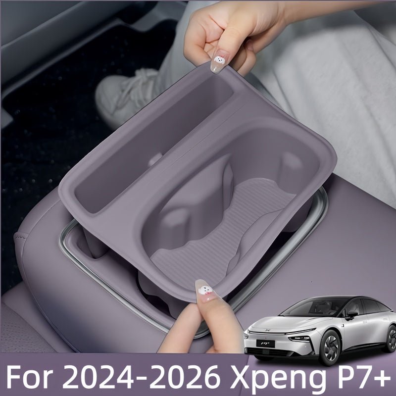 2nd Row Cup Holder Liner for 2024-2026 XPENG P7+