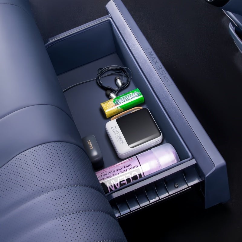 2nd Row Seat Storage Box Leather Mat for Geely EX5