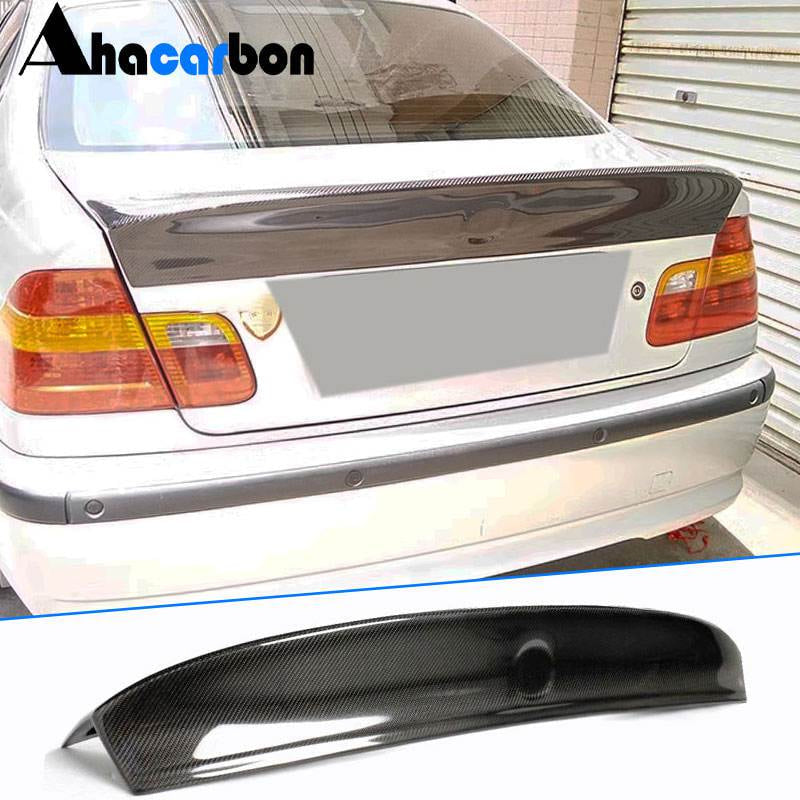 BMW 3 Series E46 M3 Sedan 1999-2005 Rear Trunk Spoiler Carbon Fiber