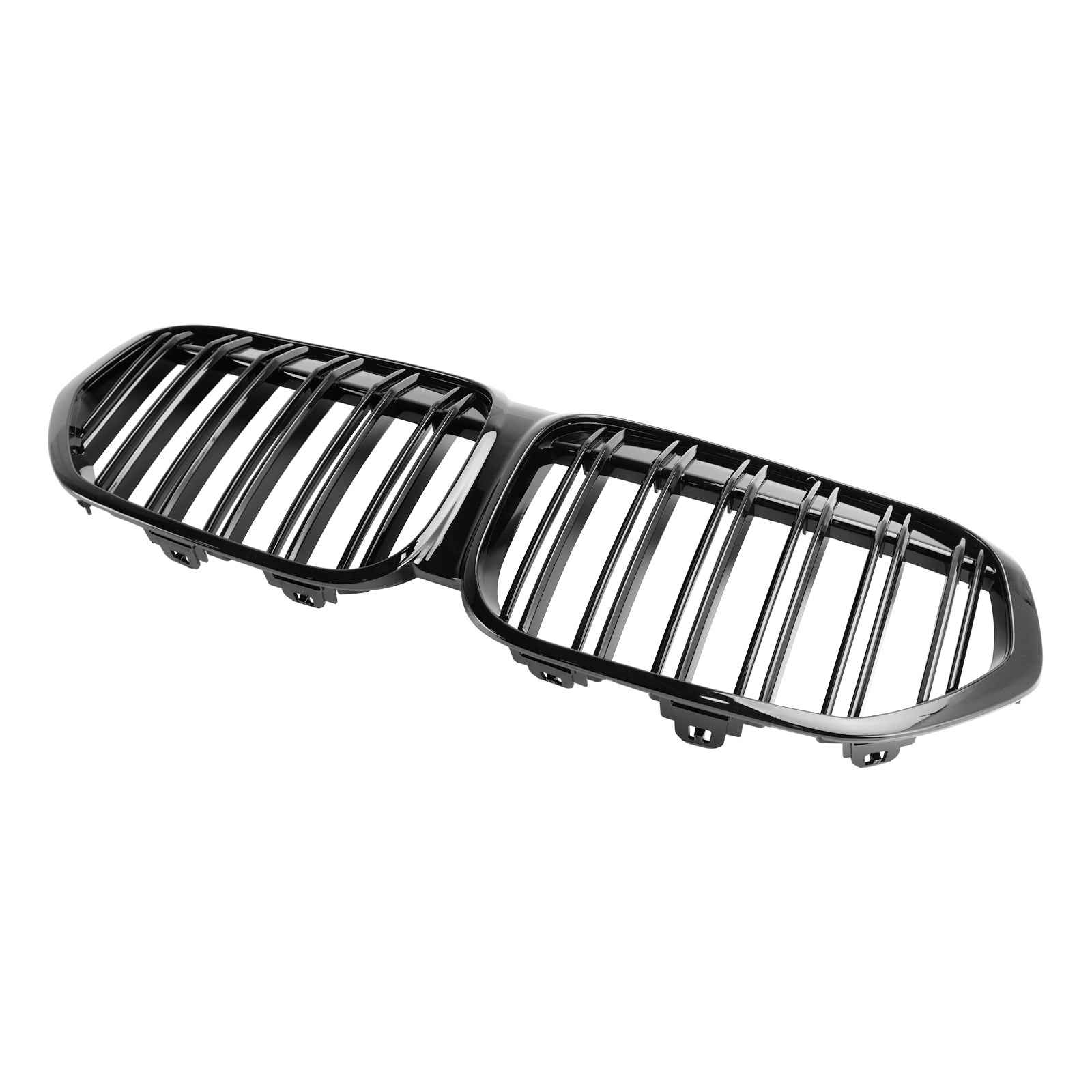 2019-2021 BMW X1 F48 F49 Dual Slat Gloss Black Front Kidney Grille