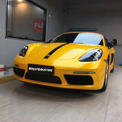 Gloss Metallic Yellow Vinyl Wrap