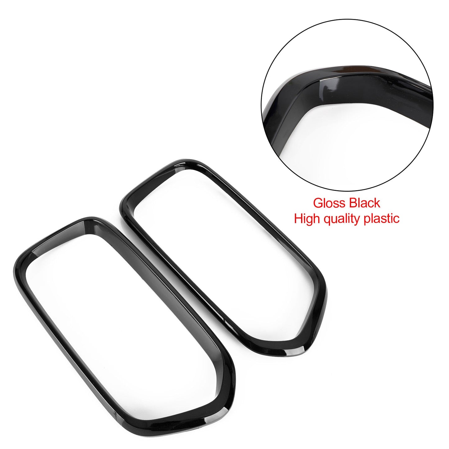 2018-2021 BMW X2 F39 Gloss Black Front Bumper Grill Frame Cover Trim