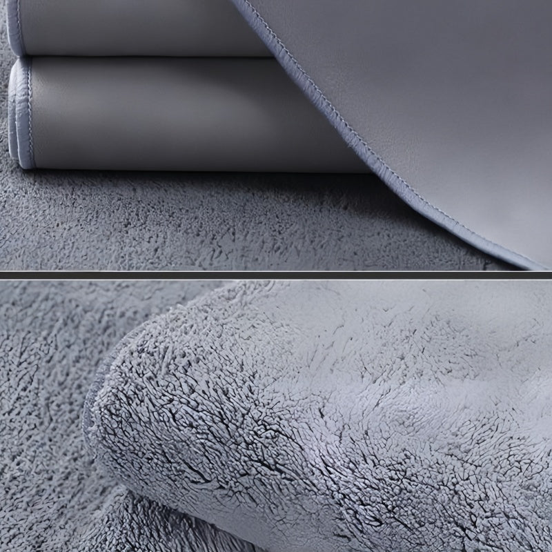 30x60cm Dual Layer Plush Leather Car Wash Towel for Zeekr