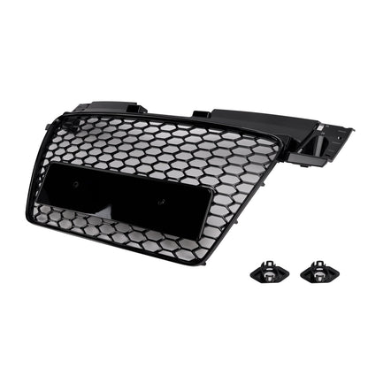2006-2014 Audi TT TTS Gloss Black RS Style Front Honeycomb Grille